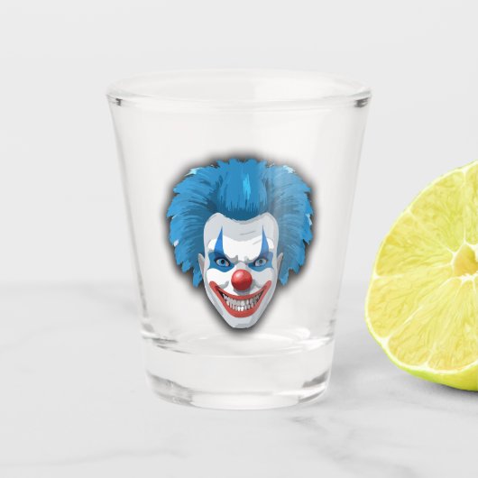 Clown-Karneval Halloween Schnapsglas (Vorderseite)
