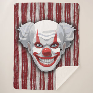 Clown-Karneval Halloween Sherpadecke