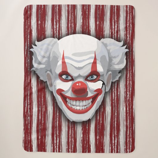 Clown-Karneval Halloween Sherpadecke (Vorderseite)