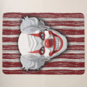 Clown-Karneval Halloween Sherpadecke (Vorderseite (Horizontal))