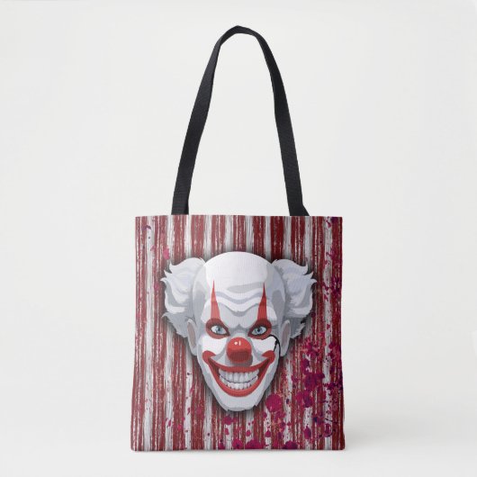 Clown-Karneval Halloween Tasche (Vorderseite)