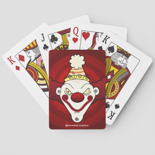 Clown! Karten spielen Spielkarten (Rückseite)