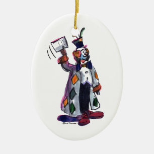 cLoWn Keramik Ornament
