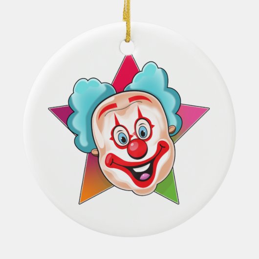 Clown Keramik Ornament (Hinten)