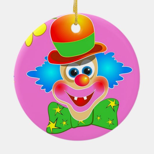 Clown Keramikornament (Hinten)