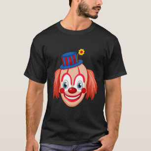 Clown Killer Horror Clownhälfte T-Shirt