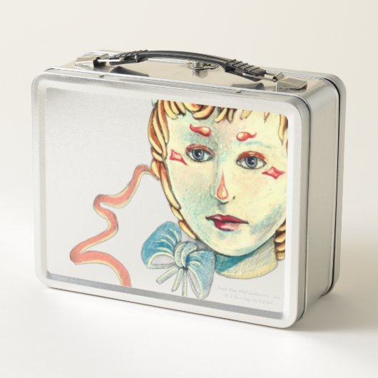 Clown Kind - Die ungewöhnliche Metall-Lunchbox Metall Brotdose (Rückseite)