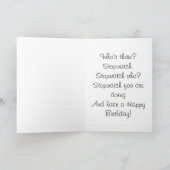 Clown Knock Knock Birthday Karte (Innenseite)