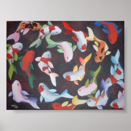 Clown koi poster (Vorne)