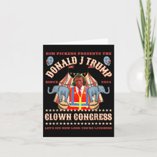 Clown-Kongress Funny Trump Präsident Trump Won 202 Karte