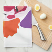 Clown-Kopf Geschirrtuch (Viertel Falte)