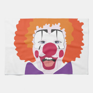 Clown-Kopf Geschirrtuch