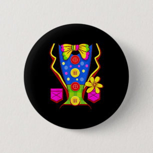 Clown-Kostüm Zirkus Button