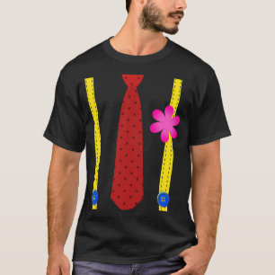 Clown-Krawatte Jumbo Clown-Kostüm Circus Kostüm T-Shirt