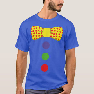 Clown-Krawatte-Kostüm Circus Rainbow Halloween Car T-Shirt