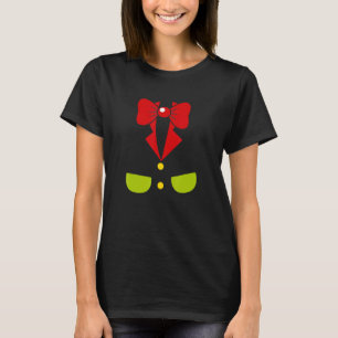 Clown-Krawatte Zirkus Sonniges Halloweenkostüm für T-Shirt