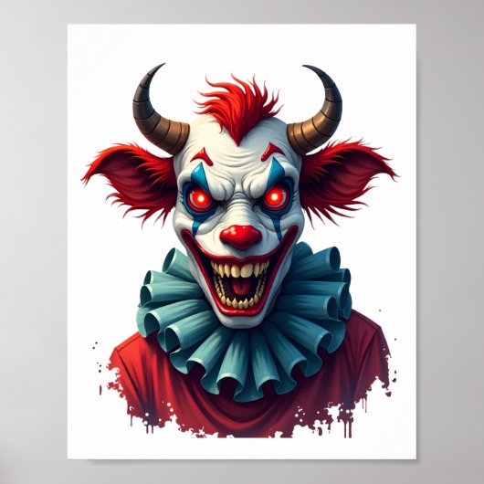 Clown-Kuh des Schreckens Poster (Vorne)