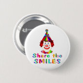 Clown-Lächeln Button (Vorne & Hinten)