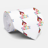 Clown-Lächeln Krawatte (Gerollt)