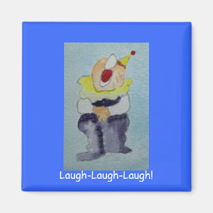 Clown Laughing Magnet