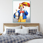 Clown-Leinwand-Malerei 1 Leinwanddruck (Insitu (Schlafzimmer))