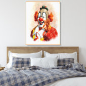 Clown-Leinwand-Malerei 2 Leinwanddruck (Insitu (Schlafzimmer))