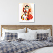 Clown-Leinwand-Malerei 2 Leinwanddruck (Insitu (Schlafzimmer))