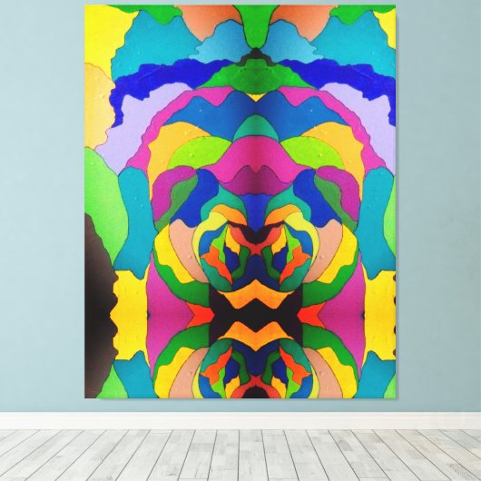 Clown Leinwanddruck (Insitu (Holzboden))