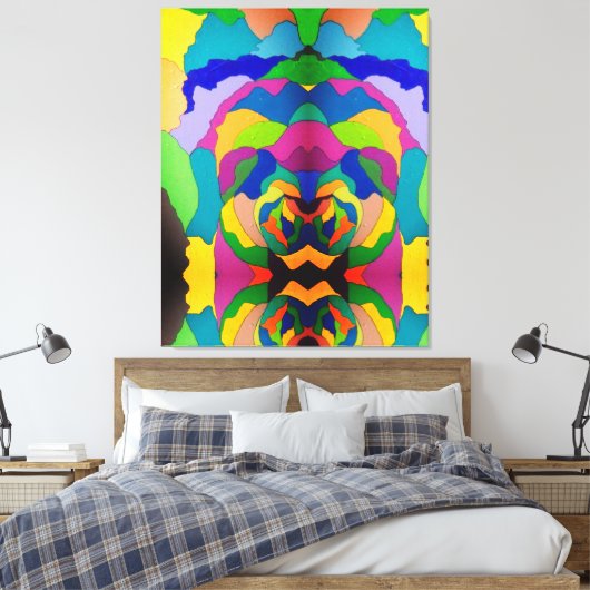 Clown Leinwanddruck (Insitu (Schlafzimmer))