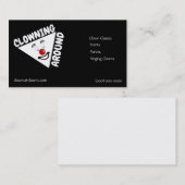 Clown Logos Entertainer Visitenkarte (Vorne/Hinten)