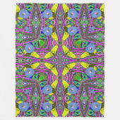 Clown Mandala Fleecedecke (Vorderseite)