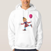 Clown mit einem Ballon Mens Hoodie (Vorderseite)