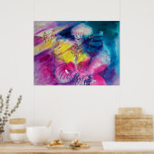 CLOWN MIT EULE UND VIOLINE POSTER (Küche)