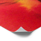 CLOWN MIT ROTEM BAND POSTER (Ecke)