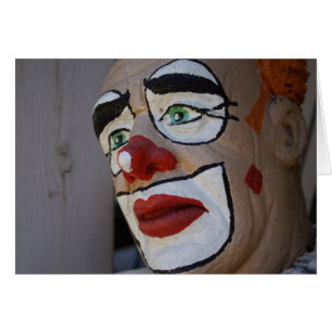 Clown mit traurigem Aussehen