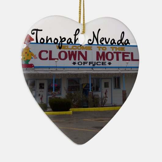 Clown-Motel Keramik Ornament (Rechts)