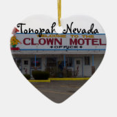 Clown-Motel Keramik Ornament (Vorne)