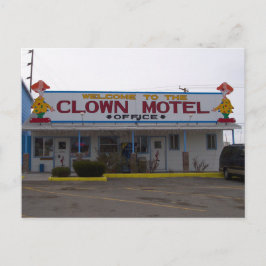 Clown Motel Postkarte