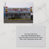 Clown-Motel Visitenkarte (Vorne/Hinten)