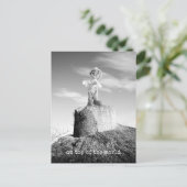 Clown on top of the world postkarte (Stehend Vorderseite)