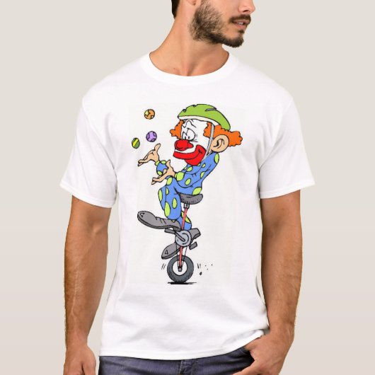 clown_on_unicycle T-Shirt (Vorderseite)