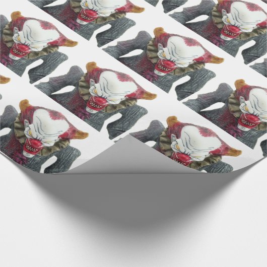 Clown-Packpapier Geschenkpapier (Ecke)