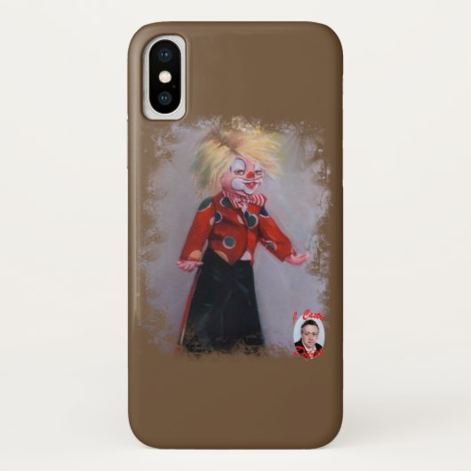 Clown/Pallaso/Clown Case-Mate iPhone Hülle (Rückseite)
