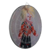 Clown/Pallaso/Clown Dartscheibe (Vorderseite Links)