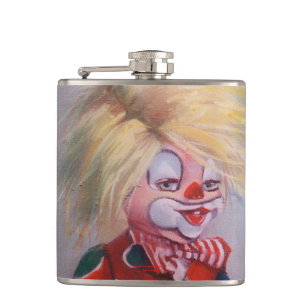 Clown/Pallaso/Clown Flachmann