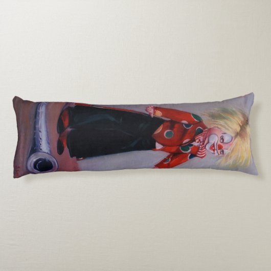 Clown/Pallaso/Clown Seitenschläferkissen (Rückseite)