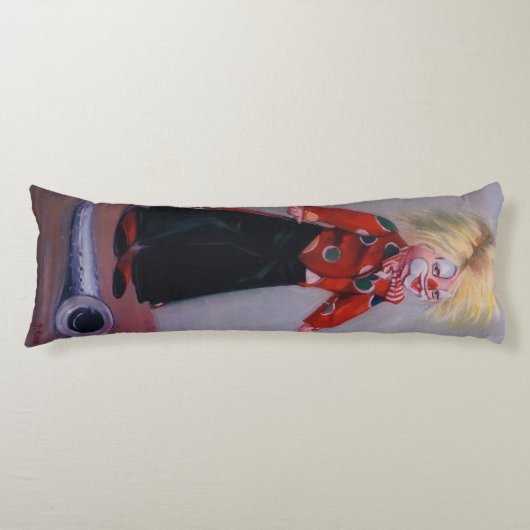 Clown/Pallaso/Clown Seitenschläferkissen (Vorderseite)