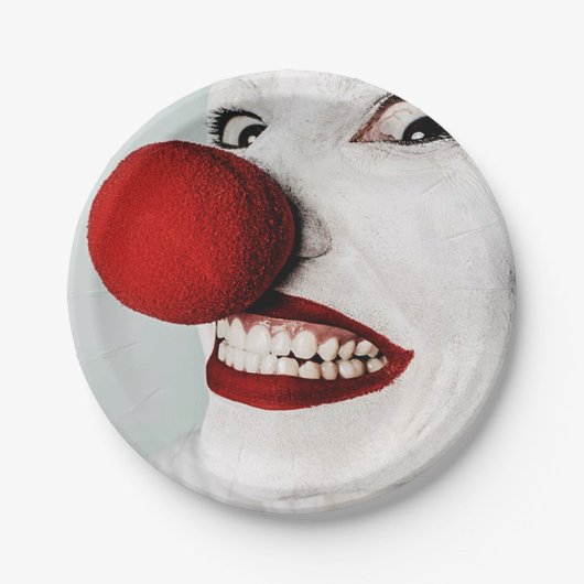 Clown-PapierTeller Pappteller (Vorderseite)