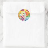 Clown-Party-Aufkleber Runder Aufkleber (Tasche)