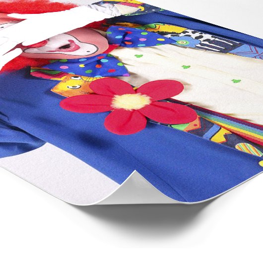 Clown Peekaboo Poster (Ecke)